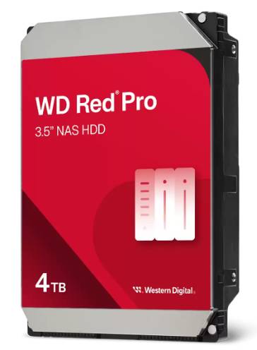 Disco Duro Western Digital RED WD4005FFBX 4TB - SATA, 7200 RPM, 3.5 Pulgadas Caché 256MB, Velocidad de transferencia: 217MB/s, Modelo: WD4005FFBX