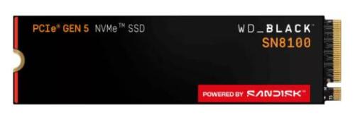 SSD SANDISK BLACK 1TB WDS100T1X0M M.2 SN8100 NVMe -