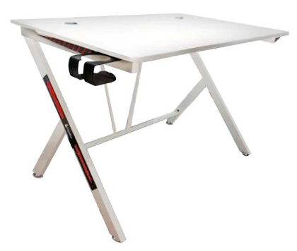 Escritorio de Trabajo Nextep NE-654B para  Hogar u oficina  base Metálica color Blanco -