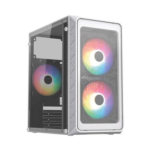 Gabinete Mini Torre Acteck DOOM PRO CRYSTAL GI730C Factor: Micro Atx - Mini ITX, Puertos: 1 USB 2.0 1 USB 3.0  Puerto dual 3.5mm