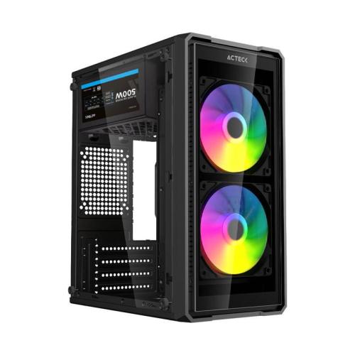 Gabinete Mini Torre Acteck DOOM ULTRA CRYSTAL GI750C Factor: Micro Atx - Mini ITX
