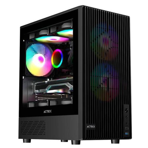 Gabinete Mini Torre  ZYRON GC606 ACTECK  Factor: Micro Atx - Mini ITX