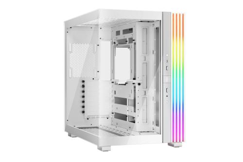 GABINETE be quiet! Light Base 600 DX White BGW66 Panel frontal y lateral con ventana completa - Iluminación LED ARGB