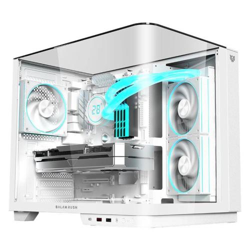 Gabinete Gamer Media Torre Tank Expert  Curve 6800 Legend Series - Factor: Micro ATX, Mini ATX, Panel Curvo Cristal Templado