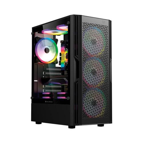 Gabinete Gamer Media Torre ATX DRAGONFLY VENTRA GM570  Factor: ATX - Micro Atx - Mini ITX