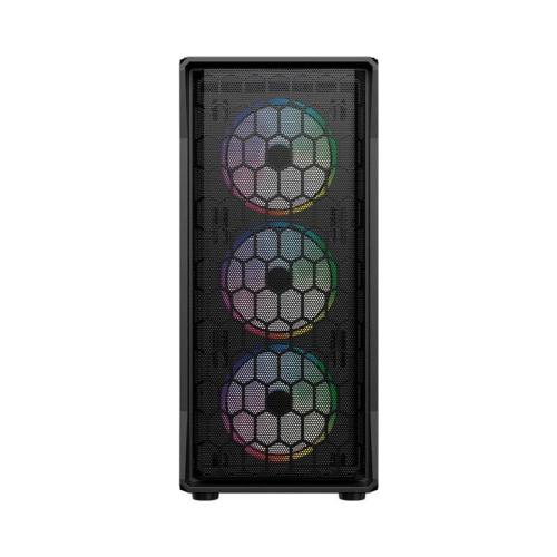 Gabinete Gamer Media Torre ATX DRAGONFLY HEX GM560  Factor: ATX - Micro Atx - Mini ITX