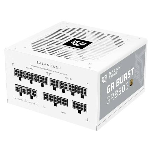 Fuente de Poder 850W 80 Plus Gold BALAM RUSH GR BURST GR850G LEGEND SERIES. ATX - Full Modular