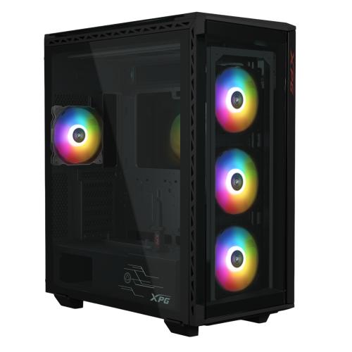 Gabinete GAMER XPG BATTLECRUISER II. Media torre (E-ATX - ATX, Micro-ATX, Mini-ITX). BATTLECRUISERIIST-BKCWW