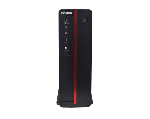 Gabinete EVOTEC Viena Slim - Gabinete, m-ATX, Negro, 600 W