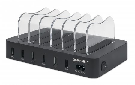 102254 Estación de carga USB 6 DISP. 50W -