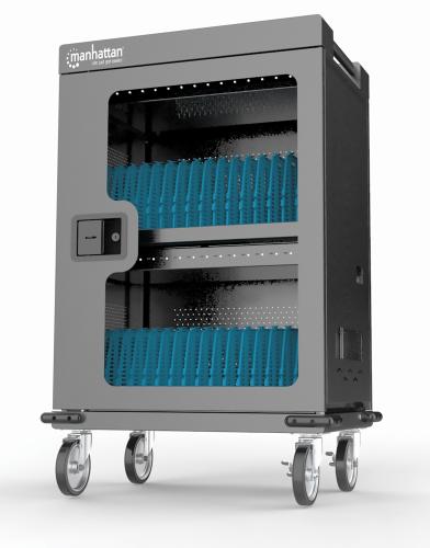 Gabinete de carga 102353 MANHATTAN de 32 ptos USB-C - puerta vidrio