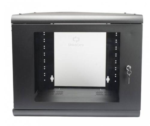 Gabinete de Pared 9U de 635 mm de Profundidad - Rack de 19 in en Acero Reforzado: Compacto y Resistente para Soluciones Profesionales