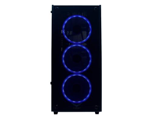 Gabinete Gaming Naceb Technology PLAYER Crystal Case NA-0603 - Full ATX, Negro