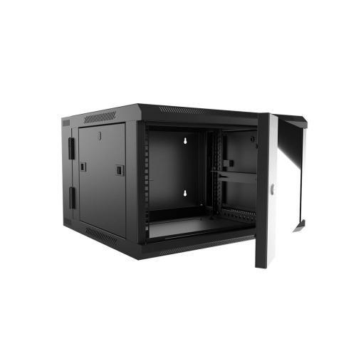 Gabinetes de pared abatible - ensamblado, 2 Ventiladores, 15U, 0.77X0.60X0.55Mts.H.W.D. NPC-P15U65B