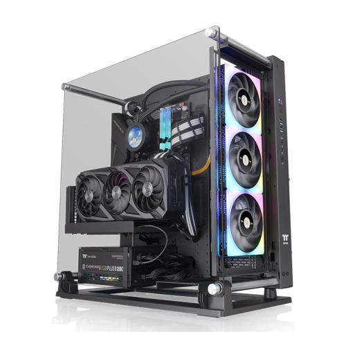 Gabinete Thermaltake Core P3 TG Pro Negro - ATX/E-ATX/Micro ATX/Mini-ITX, USB 3.0, sin Fuente, sin Ventiladores Instalados