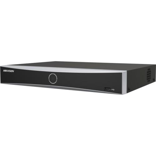 NVR 12mp (4K)/ 4CH IP/ 4 Puertos PoE+/ [Acusearch] Reconocimiento Facial/ AcuSense/ 1 Bahías de Disco Duro/ HDMI en 4K/ 300 Metros PoE Modo Extendido -