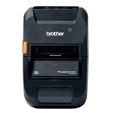 Impresora portátil para etiquetas y tickets Brother RJ3250WBL - térmica directa, USB, Wifi, BT, imprime etiquetas y tickets de hasta 2.8 Pulgadas de ancho