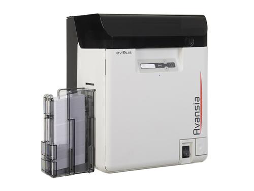 Impresora EVOLIS AV1H0000BD - Sublimación de tinta/Transferencia térmica por resina, 144 tarjeta/h, LCD