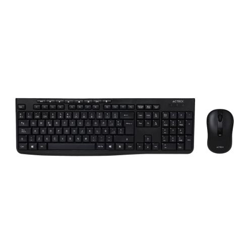 Kit Teclado y Mouse Acteck CREATOR PRIME MK225 Essential Series Teclado y Mouse Inalámbrico -