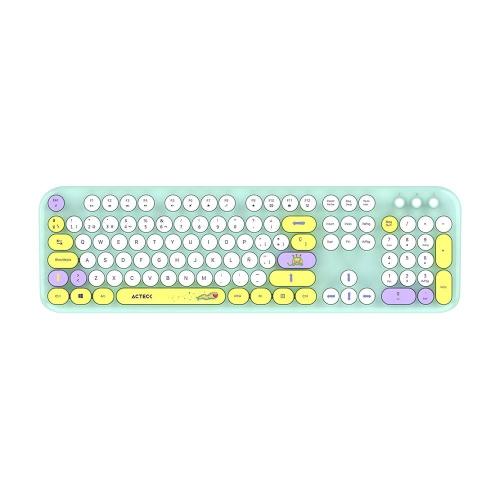 Kit Teclado y mouse Inalámbricos 2.4hz Creator Chic K-Colors MK485 Advanced Series Teclado Inalambrico Dongle 2.4Mhz - Rango 10m, 105 teclas