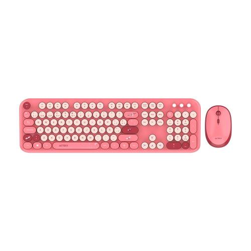 Kit Teclado y mouse Inalámbricos 2.4hz Creator Chic K-Colors MK485 Advanced Series Teclado Inalambrico Dongle 2.4Mhz -