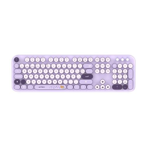 Kit Teclado y mouse Inalámbricos 2.4hz Creator Chic K-Colors MK485 Advanced Series Teclado Inalambrico Dongle 2.4Mhz - Rango 10m, 105 teclas