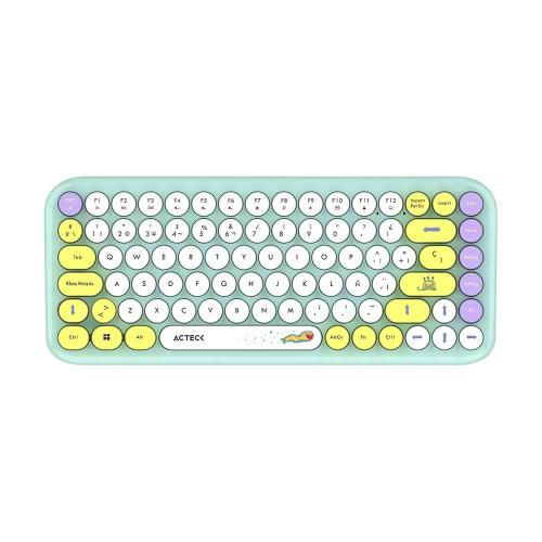 Kit Teclado y mouse Inalámbricos 2.4hz Creator Chic K-Colors MK480 Advanced Series Teclado Inalambrico Dongle 2.4Mhz - Rango 10m