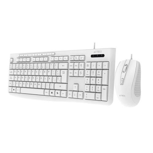 Kit Teclado y Mouse Creator Prime MK455 ACTECK Advanced Series Teclado y Mouse Alámbrico - Tecla Membrana