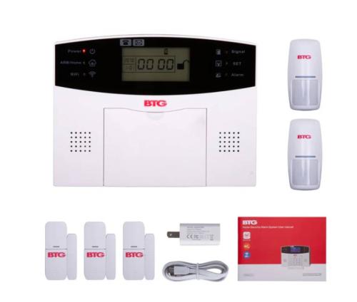 Kit de alarma Bolide inalámbrico BTG-AK2 - conexión WIFI y 4G, monitoreo por aplicación móvil