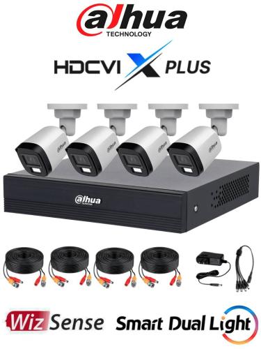 Kit de Videovigilancia DAHUA 4 canales KIT DE 4 CH 2MP KITXVR1B04-I/T/4-B1A21N -
