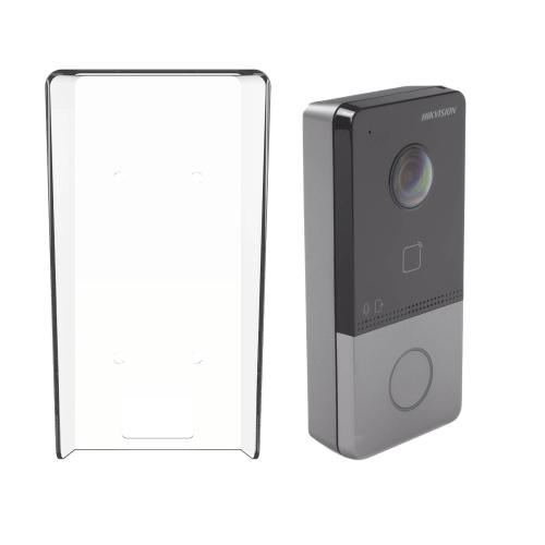 DS-KV6113-PE1(C)/K Kit Videoportero IP + Carcasa protectora 2 Megapíxel -