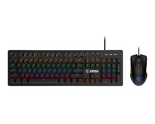 KIT Teclado/Mouse MSI FORGE GK300 COMBO BLUE -