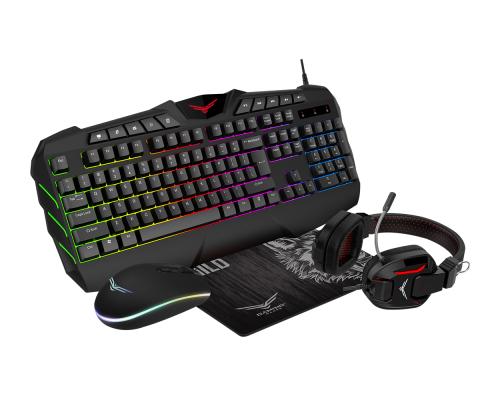 Kit GAMER 4 en 1 Naceb Technology NA-0934 - USB, Juego, 1000 DPI