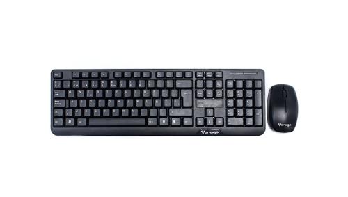 KIT TECLADO Y MOUSE VORAGO KM-302 INALAMBRICO NEGRO -