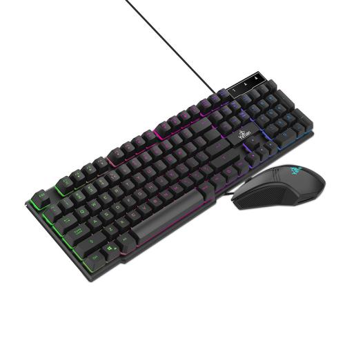 YEYIAN KIT DE TECLADO Y MOUSE GAMER PHOENIX SERIE 2000 - TECLADO CON RETROILUMINACION LED, INTERFAZ USB, MOUSE 4 BOTONES HASTS 2000 DPI, YKP-20704