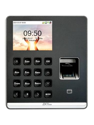 ZKTECO SenseFP M1 -Control de Asistencia con Huella (500) - Tarjeta125 kHz (500), Contraseña (500), 100, 000 Eventos, Wi-Fi (Compatible con ZKBio Zlink)