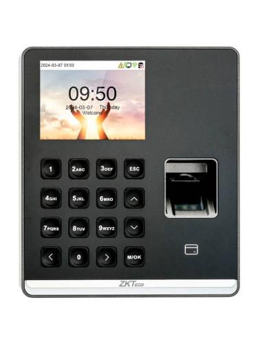 ZKTECO M1 - Control de Asistencia con Huella (500) - Tarjeta 125 kHz (500), Contraseña (500), 100, 000 Eventos y Wi-Fi (Compatible con BioTime Cloud)