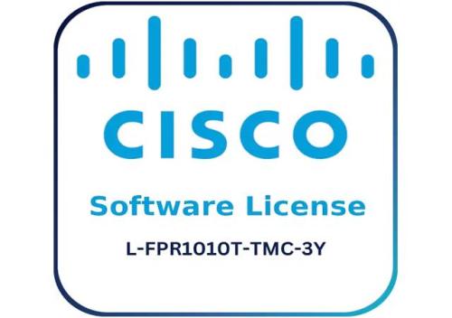 Licencia L-FPR1010T-TMC-3Y Cisco - licencia por 3 años para firewall FPR1010-NGFW-K9