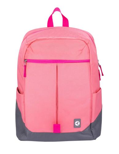 Backpack RAINBOW TZLBP26-R  TECHZONE COLORS 16 - color Rosa, 100  Poliester GARANTIA LIMITADA DE POR VIDA.