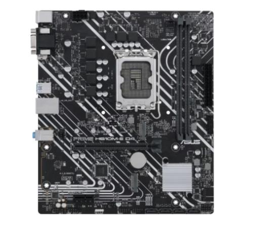 Tarjeta Madre ASUS PRIME H610M-E D4 - micro ATX, Socket Intel® LGA 1700, Intel®14a, 13a y 12a gen, DDR4, PCIe 4.0, puertos M.2 duales, DisplayPort, HDMI®, D-