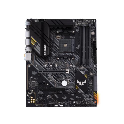 Tarjeta Madre ASUS TUF GAMING B550-PLUS - ATX, Ryzen AM4, AMD Ryzen de 3ª gen, PCIe® 4.0, dual M.2, SATA 6 Gbps, USB 3.2 Gen 2, Aura Sync