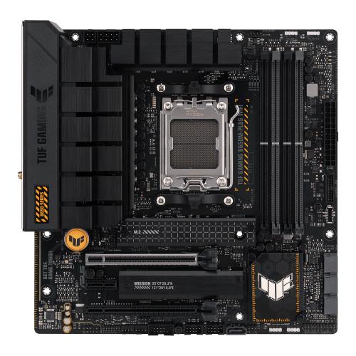 Tarjeta Madre ASUS TUF GAMING B650M-PLUS WIFI micro ATX - AMD, AM5, DDR5, PCIe® 5.0, USB 3.2 Gen 2x2 de tipo C® y USB 3.2 Gen 1 de tipo C®, Ethernet de 2, 5 Gb