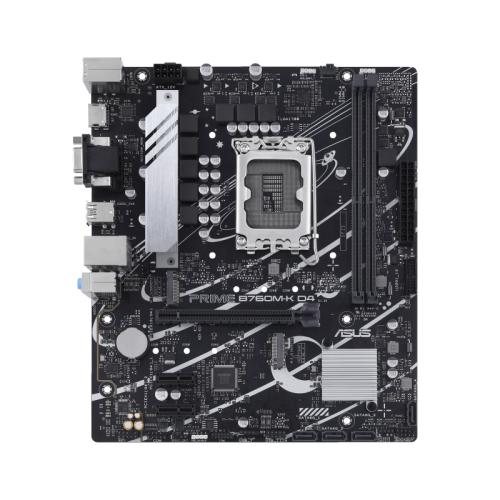 Tarjeta Madre ASUS PRIME B760M-A AX D4 - Matx, Intel, LGA 1700, Intel® de 13a y de 12a gen, PCIe 4.0, DDR4, M.2, Wi-Fi 6, DisplayPort, Dual HDMI®, SATA 6 Gbp