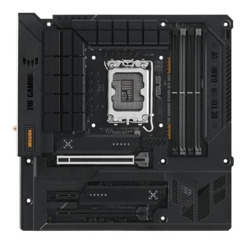 Tarjeta Madre ASUS TUF GAMING B760M-BTF WIFI - micro ATX, Socket Intel® LGA 1700, Intel®14a, 13a y 12a gen, PCIe® 5.0, DDR5, USB 3.2 Gen 2x2 Tipo-C®, WIFI 6, A