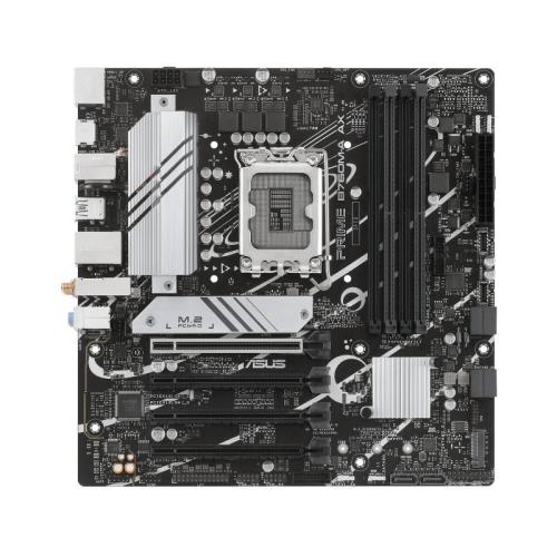 Tarjeta Madre ASUS  PRIME B760M-A AX - Matx, Intel, LGA 1700, Intel® de 13a y de 12a gen, PCIe 4.0, DDR4, Wi-Fi 6, DisplayPort, HDMI dualTM, SATA 6 Gbps, Aura