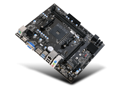 MOTHERBOARD ECS A520AM4-M3D - Micro-ATX, Socket AM4, AMD A520, 64GB DDR4, HDMI/DP PARA AMD RYZEN 3 Y 5.