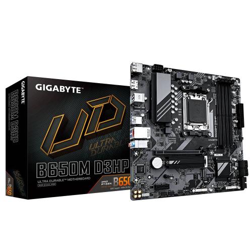 Motherboards GIGABYTE B650M D3HP - DDR5-SDRAM, 192 GB, AMD, Zócalo AM5, Micro ATX