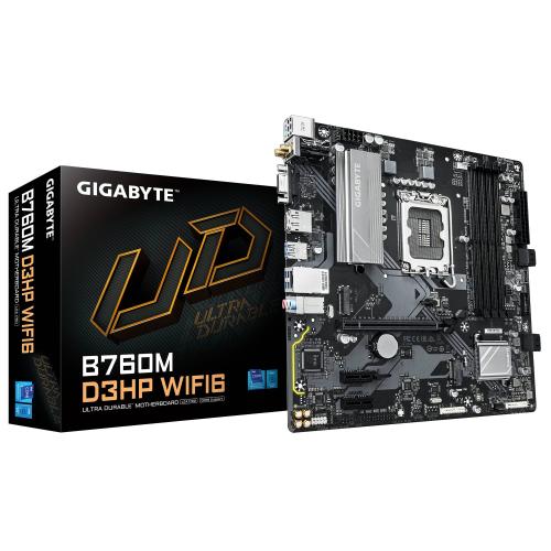 TARJETA MADRE GIGABYTE ATX B760M D3HP WIFI6 DDR5 - S-1700, 48 GB, PARA INTEL