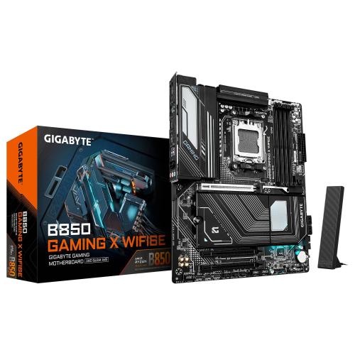 TARJETA MADRE GIGABYTE ATX B850 GAMING X WIFI6E - DDR5, AM5, 256 GB, PARA AMD