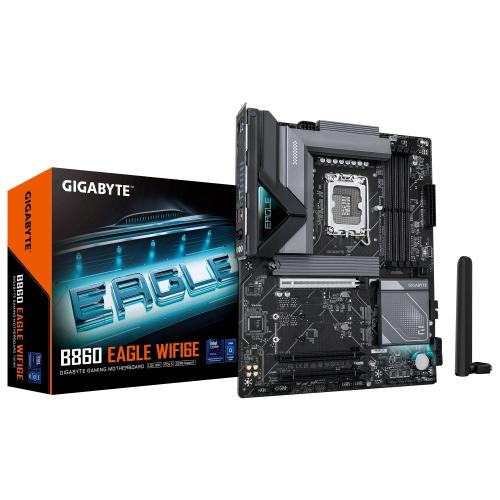 TARJETA MADRE GIGABYTE ATX B860 EAGLE WIFI6E - DDR5, 256 GB, PARA INTEL